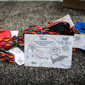 Will-to-go collar and leash set (black)